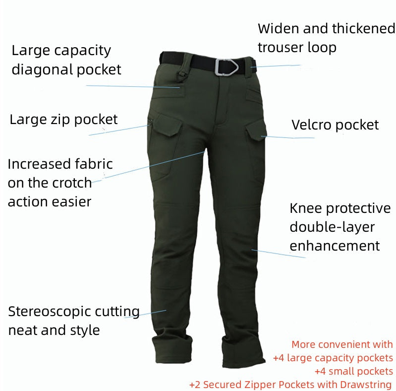 💥Last Day Sales - 50% OFF💥Men's Soft Shell Waterproof Winter Tactical Pants