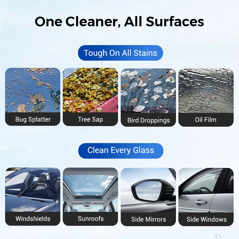 💥Buy 2 Get 1 Free💦Auto Glass Side Window Oil Film Removal Cleaner