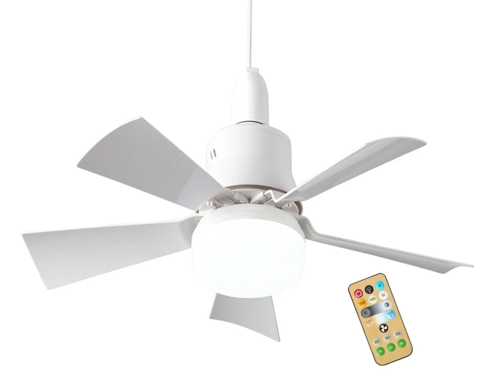 🏆LAST DAY SALE 49% OFF🔥SmartBreez™ 40W LED Ceiling Fan Light – 20.5" Ultra-Quiet with Remote 🎯 | E27 + FREE B22 Adapter 🔌 | For Bedroom 😴, Kitchen 👩‍🍳 & Garage 🛠️ – UK Ready! 🇬🇧