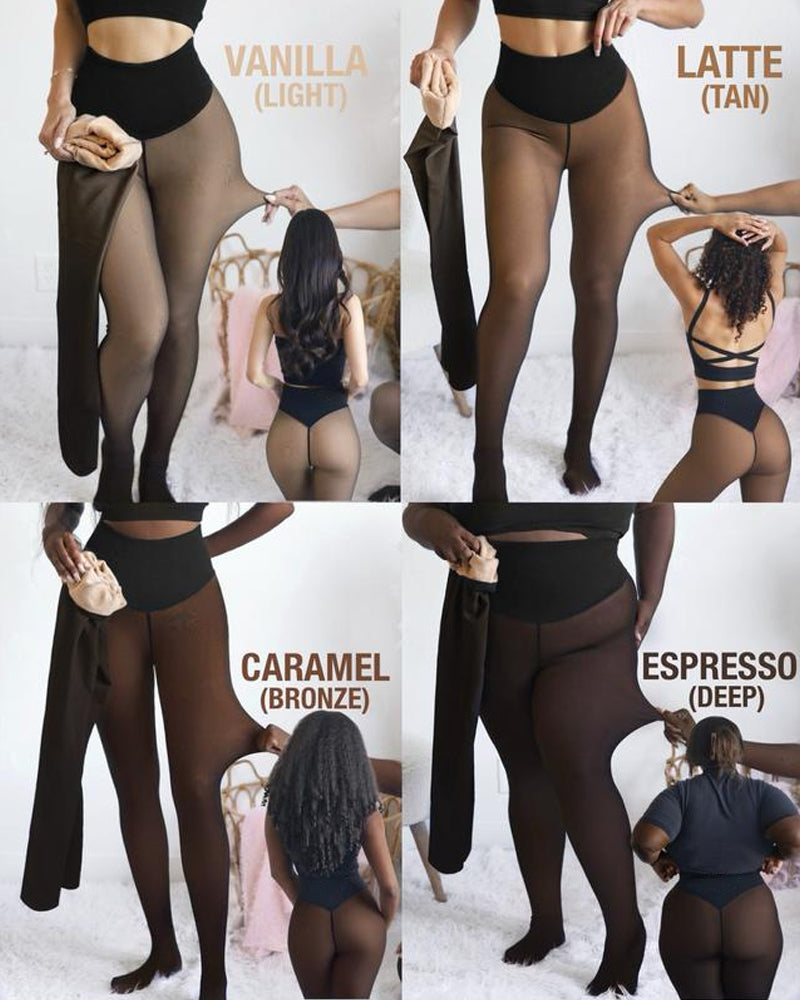🔥Hot Sale 50% OFF!!⚡⚡50K+ SOLD!❄️One-Seam Shaping Fleece Leggings✨Stay Warm&Look Snatched - Buy 2 Get Free Shipping