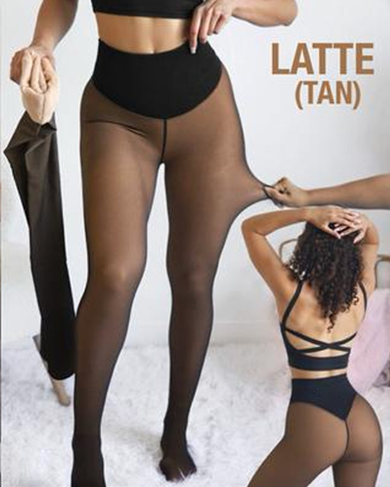 🔥Hot Sale 50% OFF!!⚡⚡50K+ SOLD!❄️One-Seam Shaping Fleece Leggings✨Stay Warm&Look Snatched - Buy 2 Get Free Shipping