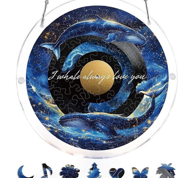🔥LAST DAY SPECIAL PRICE: ONLY ￡10.99!! ☀️🛍️Acrylic Jigsaw Puzzle Suncatcher 80 Pieces