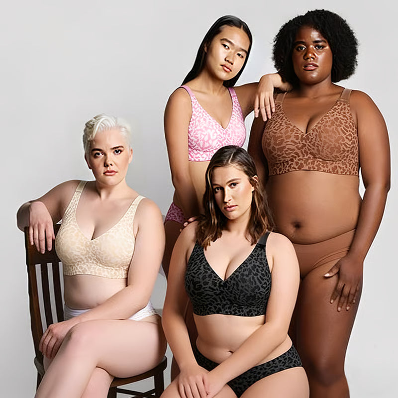 ⏰LAST DAY SALE ONLY ￡9.99!!💕Women Jelly Bras Wirefree Full Coverage Comfortable Wireless Everyday Bra