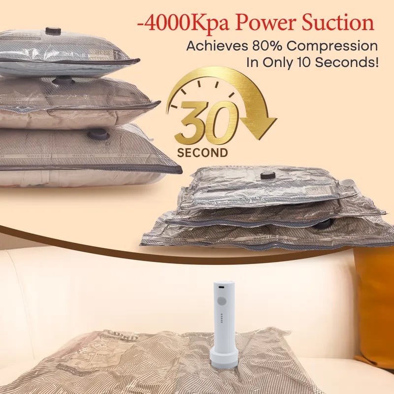 🥳2026 BEST SELLER 50% OFF!!💞50K+ SOLD!✨X7 TravelShrink™ – Cordless Vacuum Compression Kit🧳