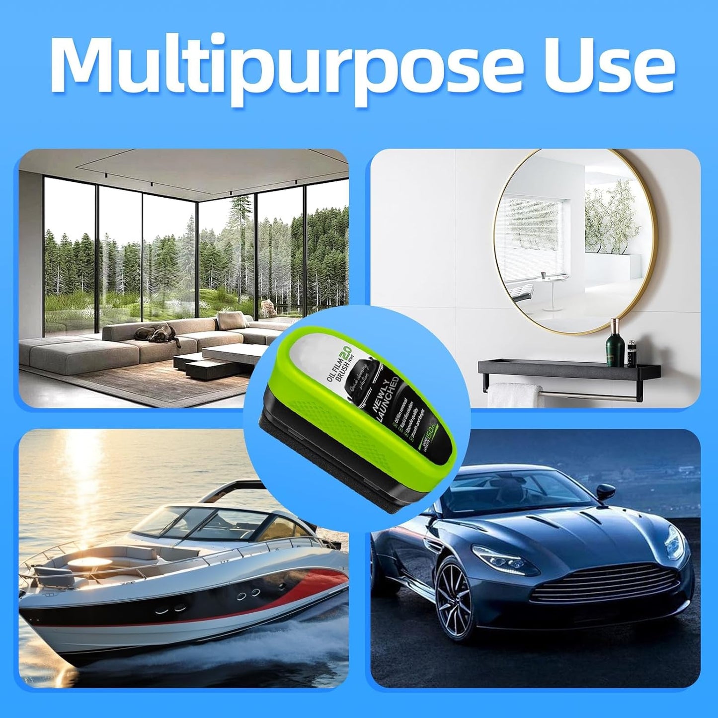 ⏳Limited-time Buy 1 Get 1 Free⏰New 2.0 Powerful Oil Film Wipe🚗💧