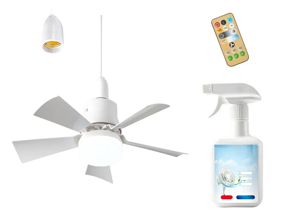 🏆LAST DAY SALE 49% OFF🔥SmartBreez™ 40W LED Ceiling Fan Light – 20.5" Ultra-Quiet with Remote 🎯 | E27 + FREE B22 Adapter 🔌 | For Bedroom 😴, Kitchen 👩‍🍳 & Garage 🛠️ – UK Ready! 🇬🇧