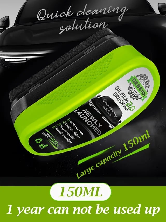 ⏳Limited-time Buy 1 Get 1 Free⏰New 2.0 Powerful Oil Film Wipe🚗💧