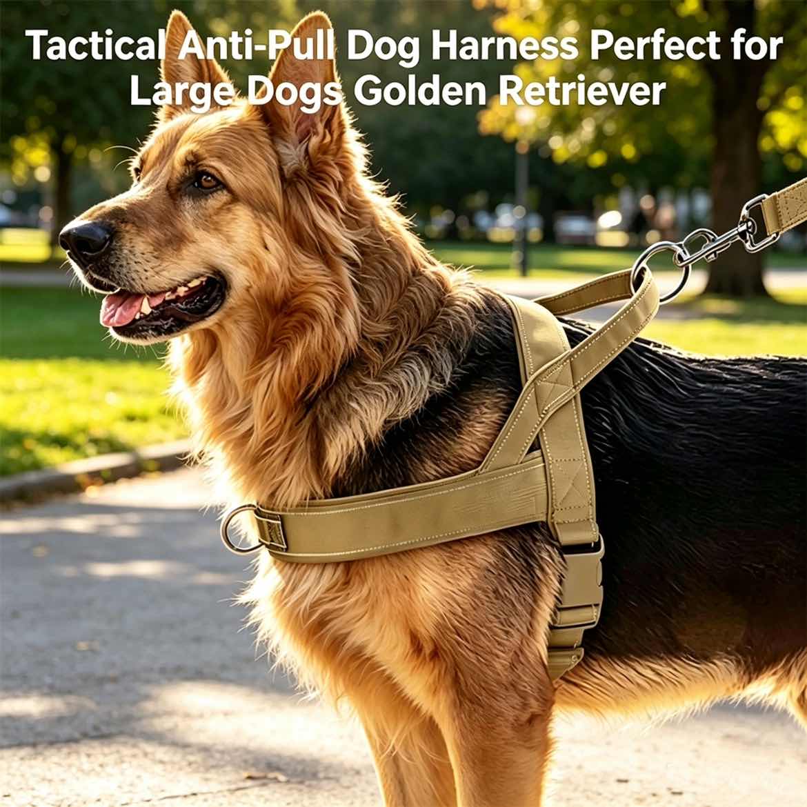 🏆LAST DAY SALE: ONLY ￡9.99!!🎁✨Heavy-Duty Tactical Dog Harness with Handle🐕