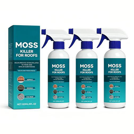 🔥Last Day Promotion - ONLY £7.99!!⚡50K+ SOLD!🏠Multi-Surface Roof Moss & Algae Cleaner Spray
