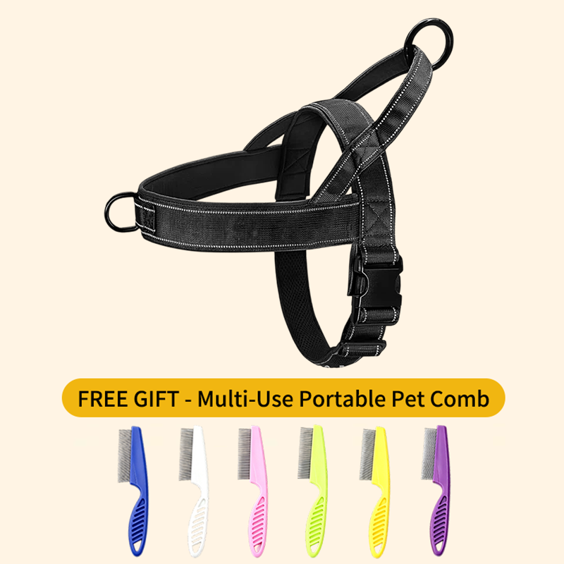 🏆LAST DAY SALE: ONLY ￡9.99!!🎁✨Heavy-Duty Tactical Dog Harness with Handle🐕