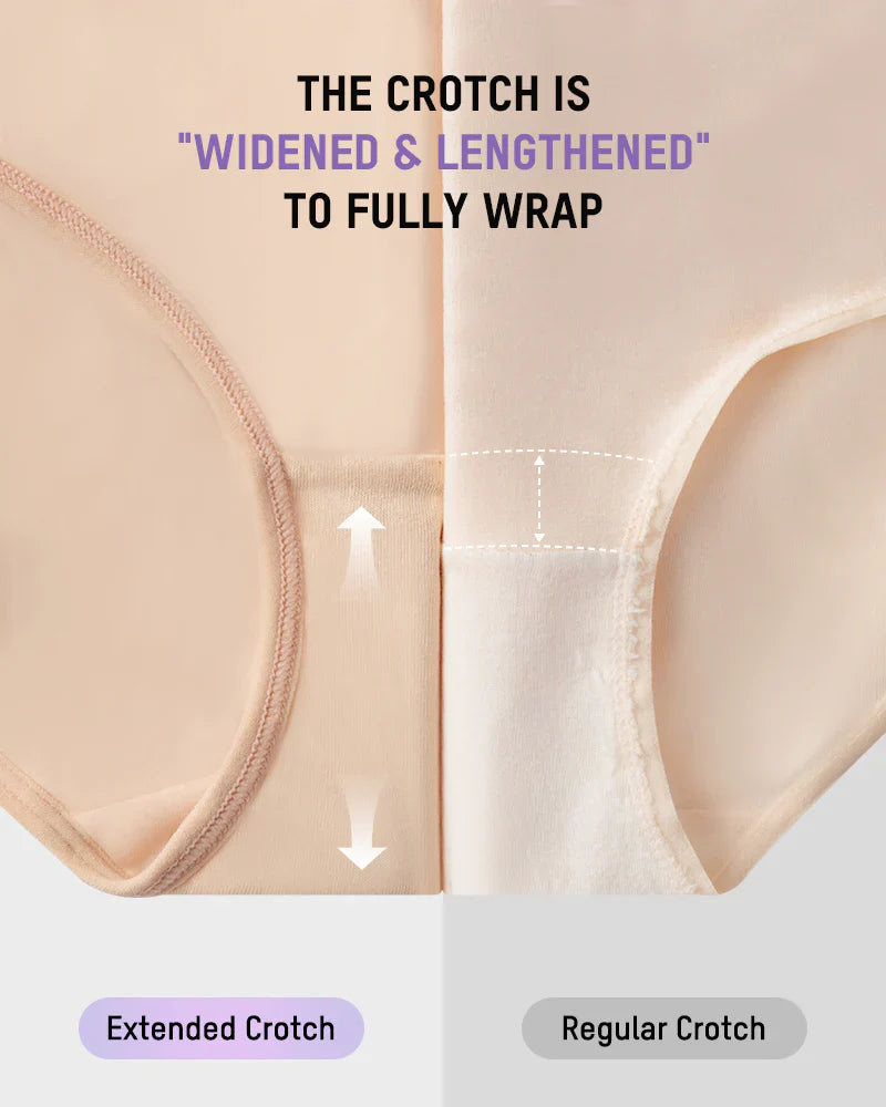 🌸Last Day-Buy 1 Get 3 Packs✨Plus-Size High-Waist Cross Tummy Control Panties