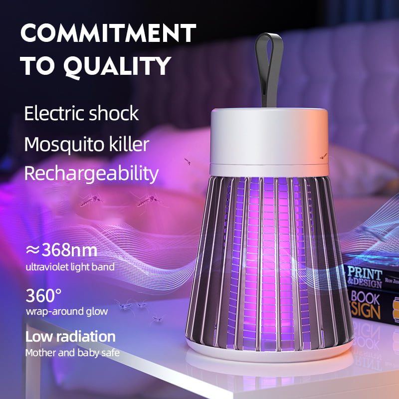 🔥LAST DAY SURPRISE PRICE: ￡8.99!!🔥USB/Rechargeable Mosquito & Fly Trap Lamp