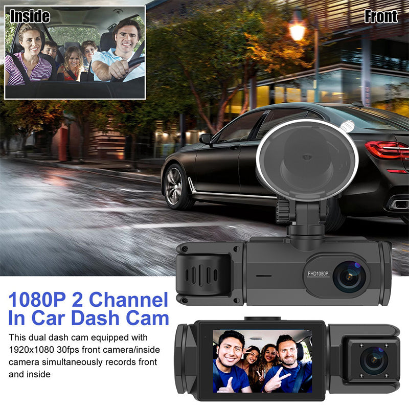 🏆LAST DAY SALE: ONLY ￡19.99!!✨⚡ 50K+ SOLD! 🎁HD 1080p Car Recorder with Reverse Camera