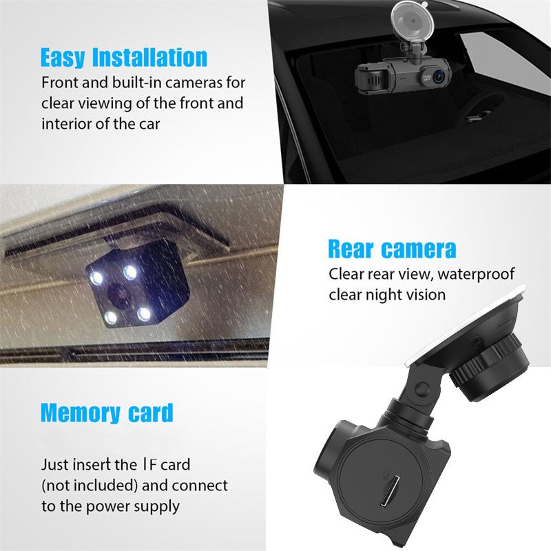 🏆LAST DAY SALE: ONLY ￡19.99!!✨⚡ 50K+ SOLD! 🎁HD 1080p Car Recorder with Reverse Camera