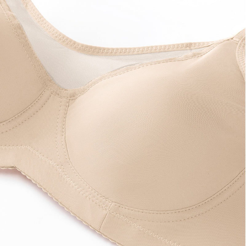 🏆 Last Day Special Price £9.99! 💐Women's Elegant Sheer Full Coverage Plus Size Bra