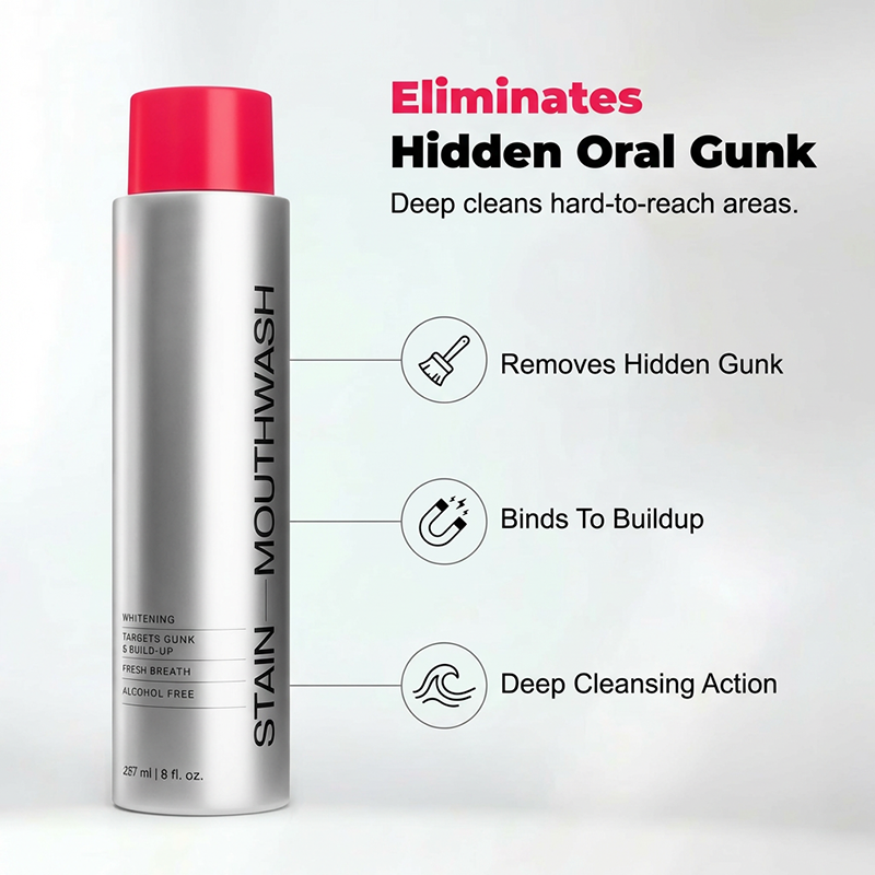 🔥BUY 2 GET 1 FREE✨  Stain‑Removing Whitening Mouthwash – Lifts coffee & tea stains, alcohol‑free🦷💙