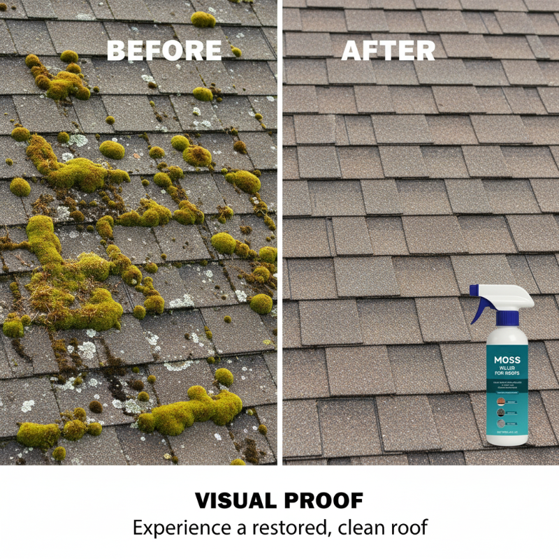 🔥Last Day Promotion - ONLY £7.99!!⚡50K+ SOLD!🏠Multi-Surface Roof Moss & Algae Cleaner Spray