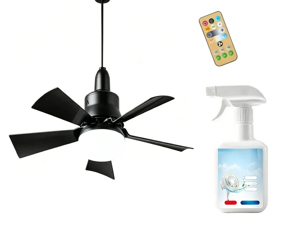 🏆LAST DAY SALE 49% OFF🔥SmartBreez™ 40W LED Ceiling Fan Light – 20.5" Ultra-Quiet with Remote 🎯 | E27 + FREE B22 Adapter 🔌 | For Bedroom 😴, Kitchen 👩‍🍳 & Garage 🛠️ – UK Ready! 🇬🇧