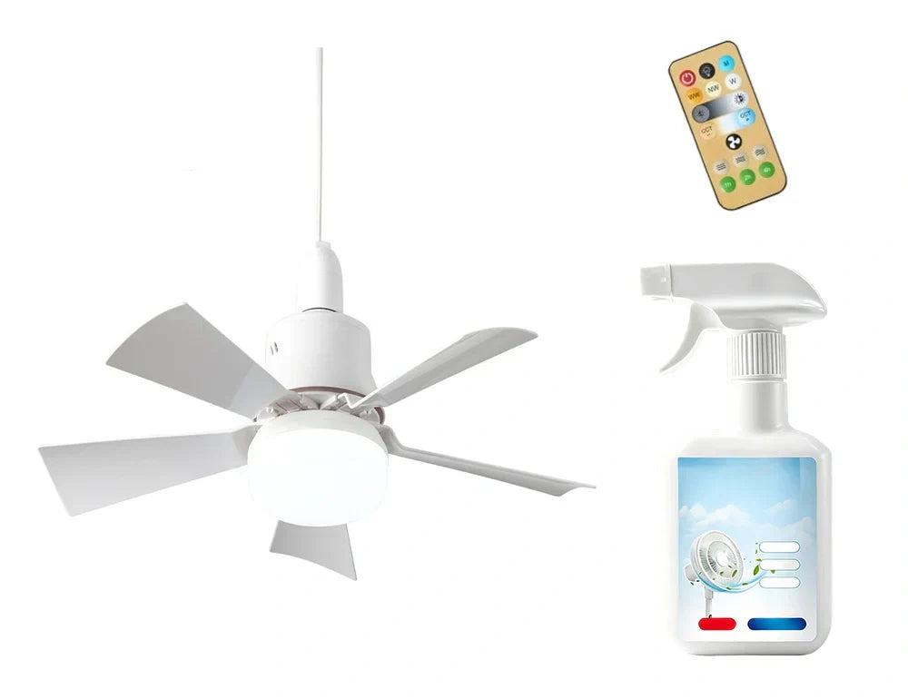 🏆LAST DAY SALE 49% OFF🔥SmartBreez™ 40W LED Ceiling Fan Light – 20.5" Ultra-Quiet with Remote 🎯 | E27 + FREE B22 Adapter 🔌 | For Bedroom 😴, Kitchen 👩‍🍳 & Garage 🛠️ – UK Ready! 🇬🇧